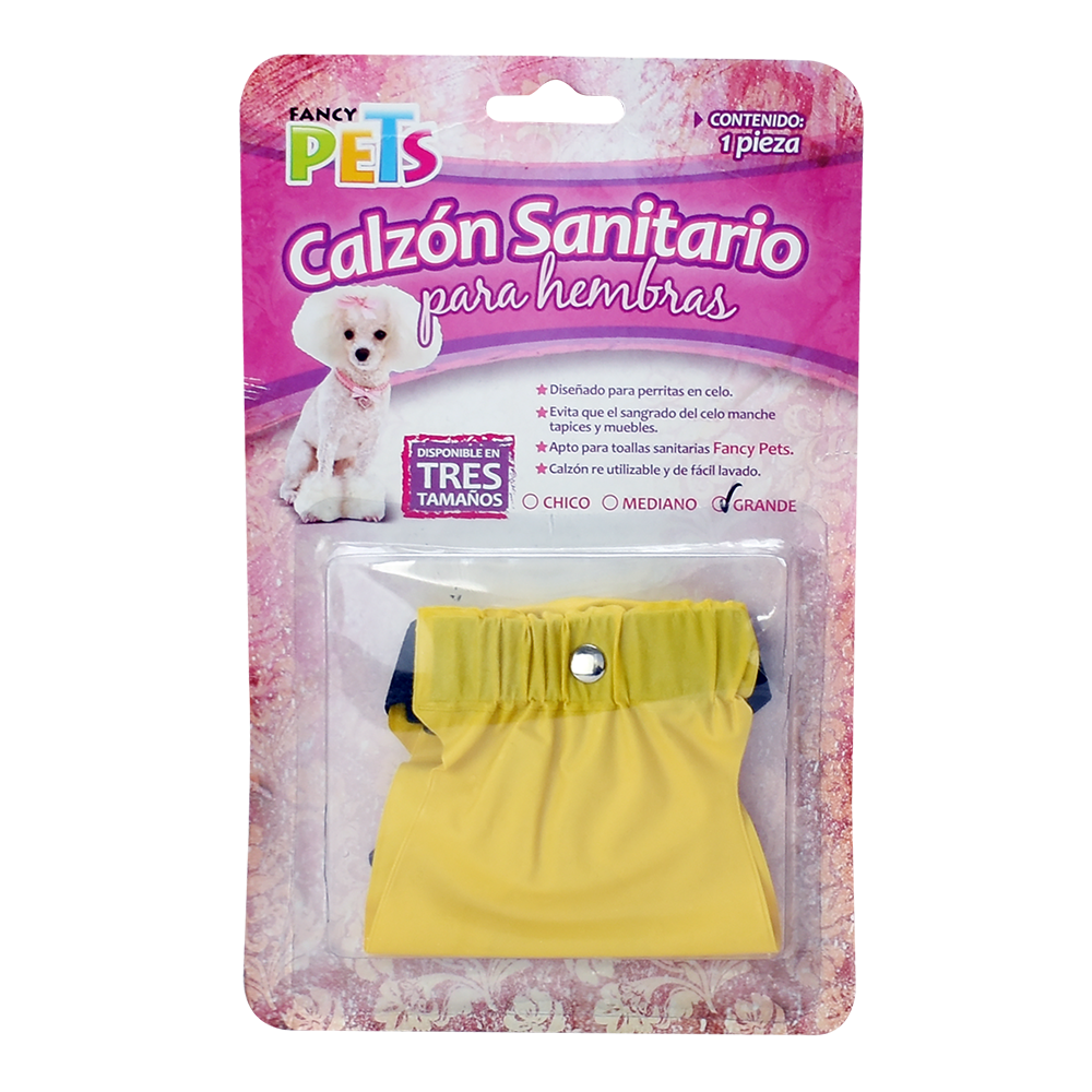 CALZÓN SANITARIO PARA HEMBRA FANCY PETS