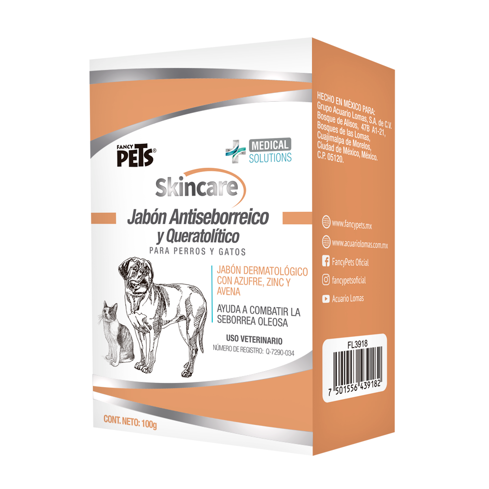 MS SKINCARE JABON ANTISEBORREICO Y QUERATOLITICO