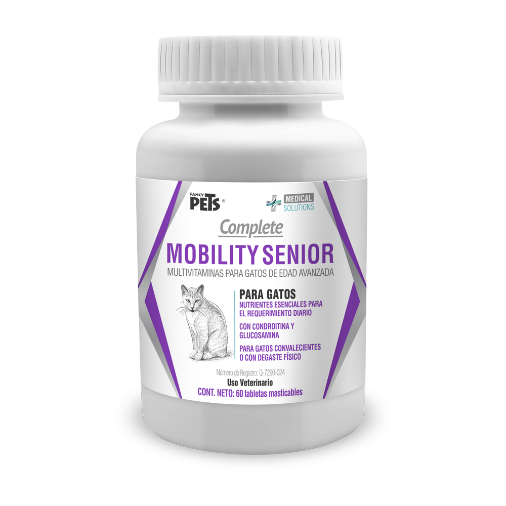 TABLETAS MASTICABLES COMPLETE MOBILITY SENIOR PARA GATOS