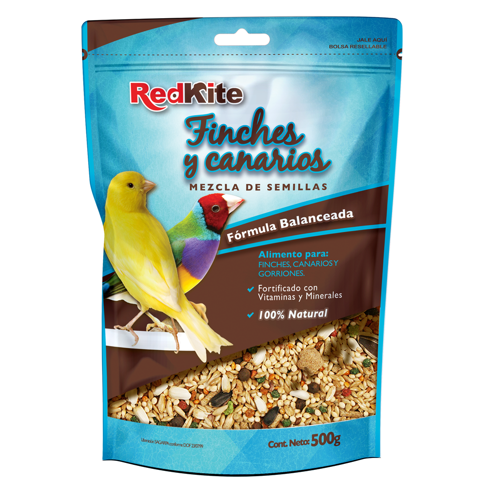 MEZCLA DE SEMILLAS P/CANARIOS Y FINCHES 500 G