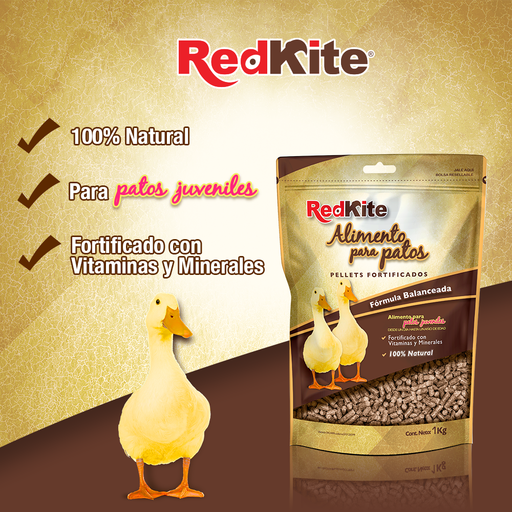 ALIMENTO P/PATOS JUVENILES 1 KG