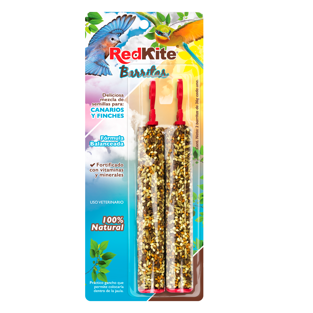BARRITA DE SEMILLAS P/CANARIOS Y FINCHES - 2 PZ