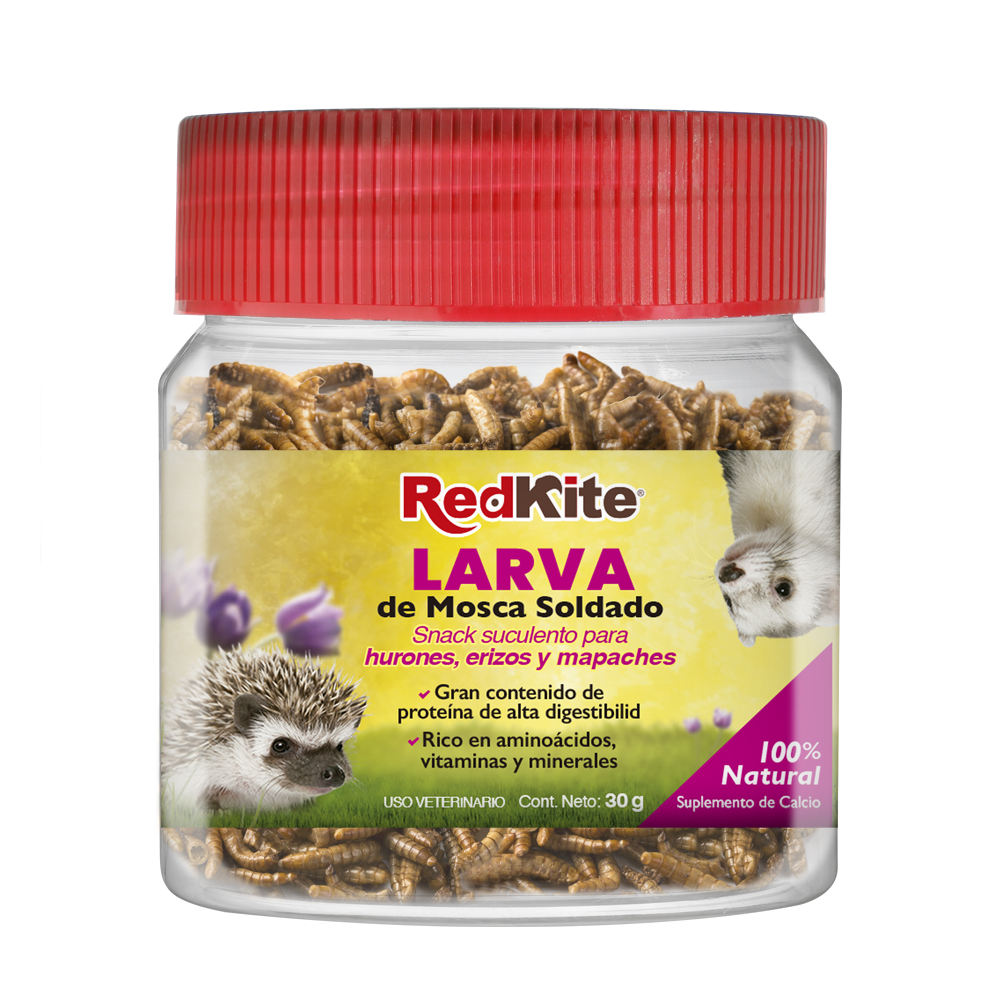REDKITE LARVA DE MOSCA SOLDADO 30 GRS
