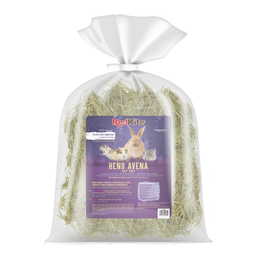 HENO DE AVENA P/HERBIVOROS 500 G