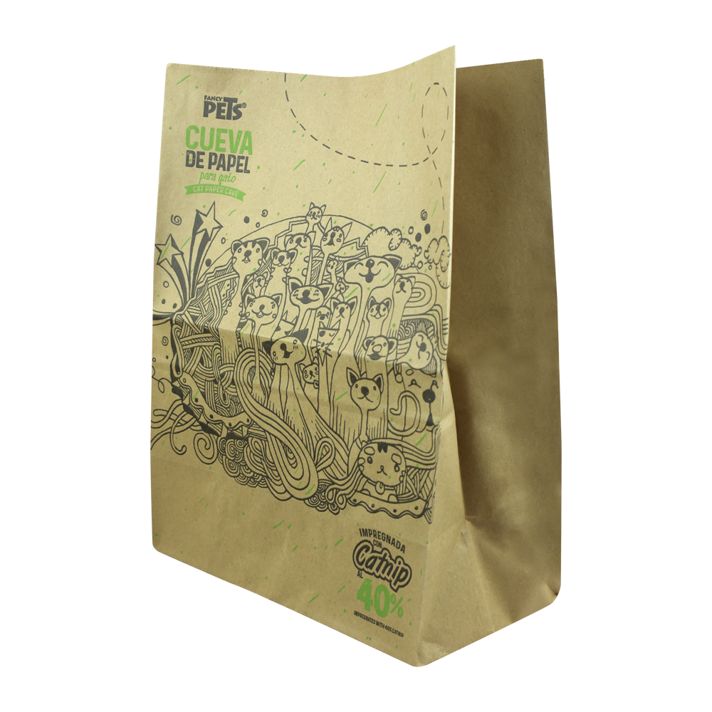 CUEVA DE PAPEL C/CATNIP P/GATO