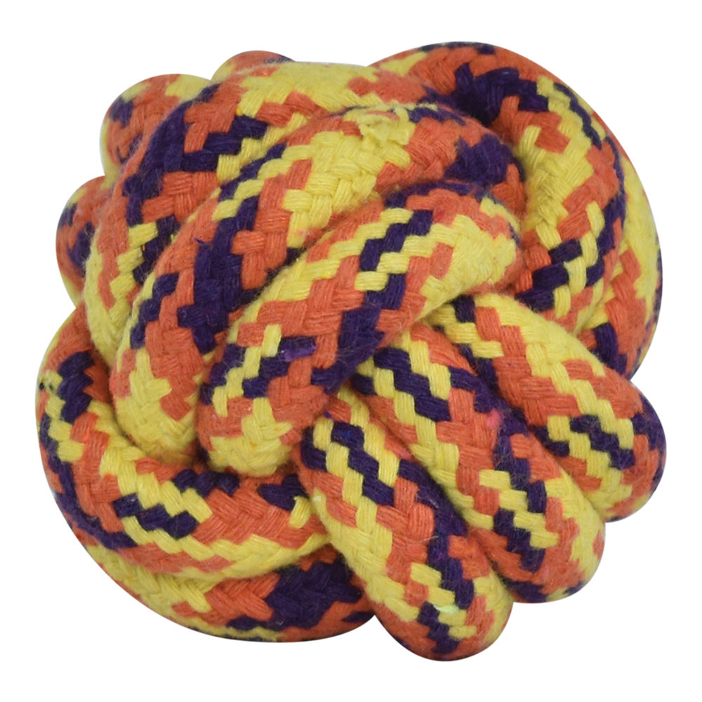 JUGUETE BOLA DE CUERDA TEJIDA