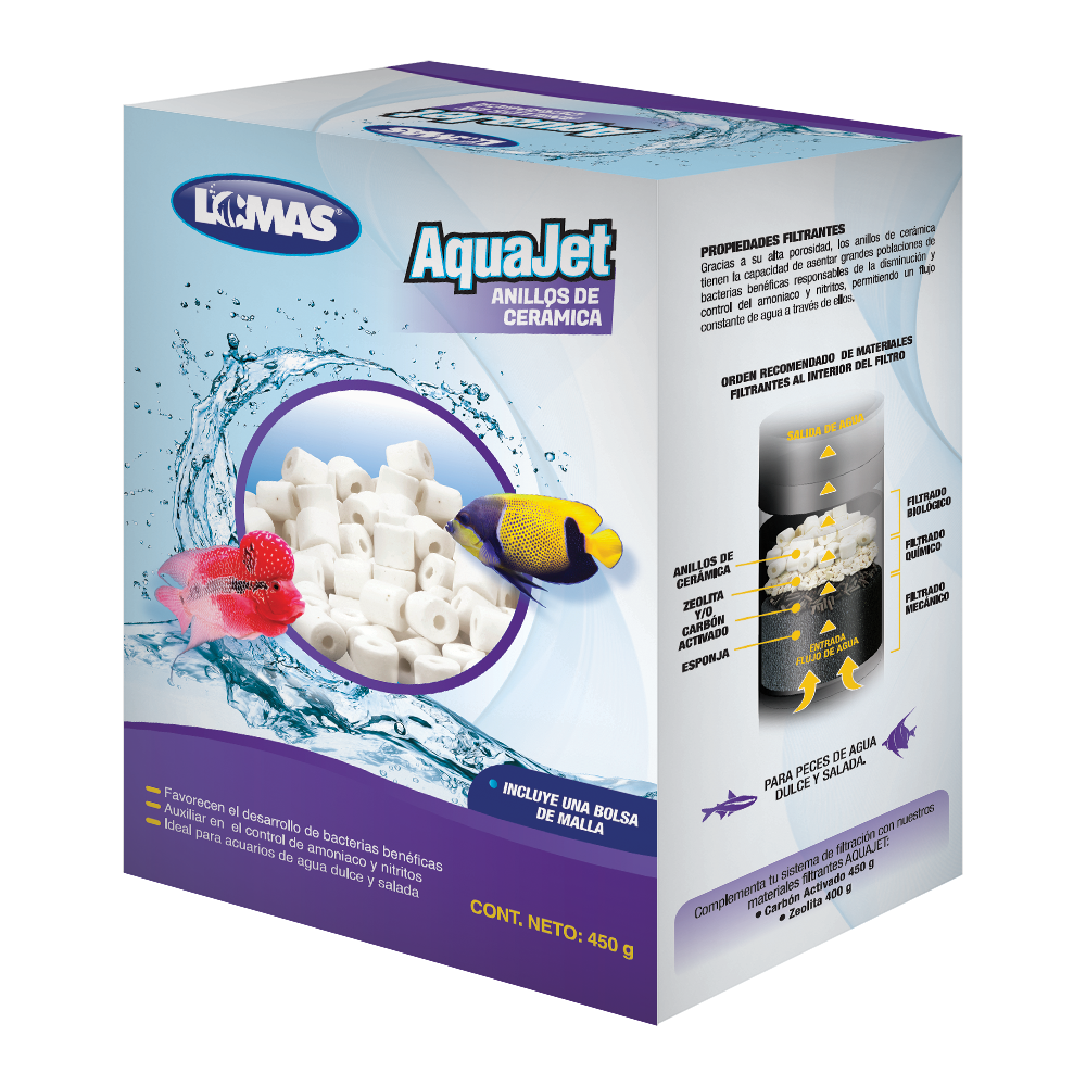 ANILLOS DE CERAMICA 450 G