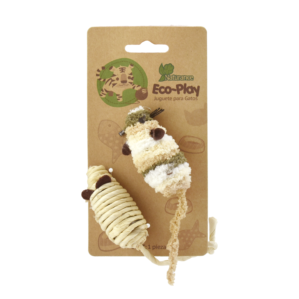 JUGUETE RATON ECOPLAY 2 PZ