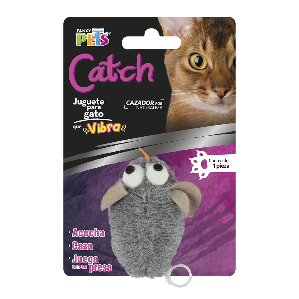JUGUETE RATONCILLO VIBRO CATCH FANCY PETS