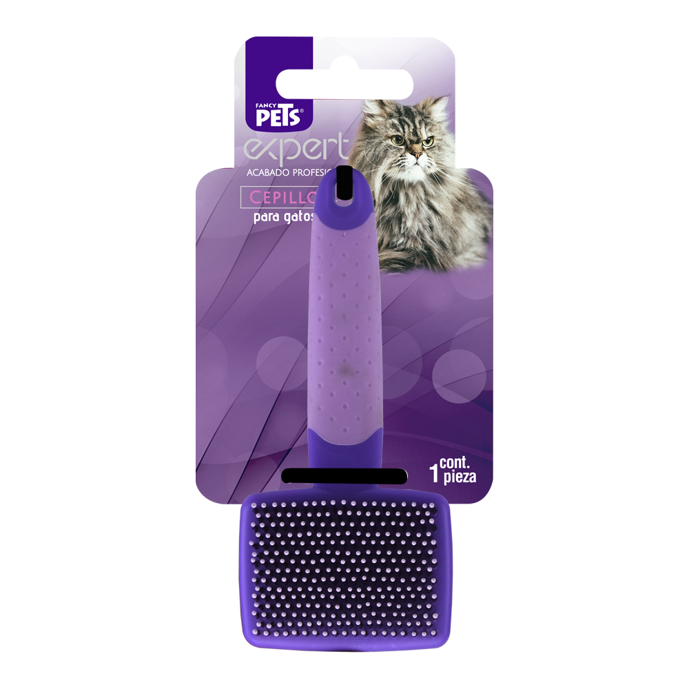 CEPILLO C/PUNTAS REDONDEADAS EXPERT FANCY PETS