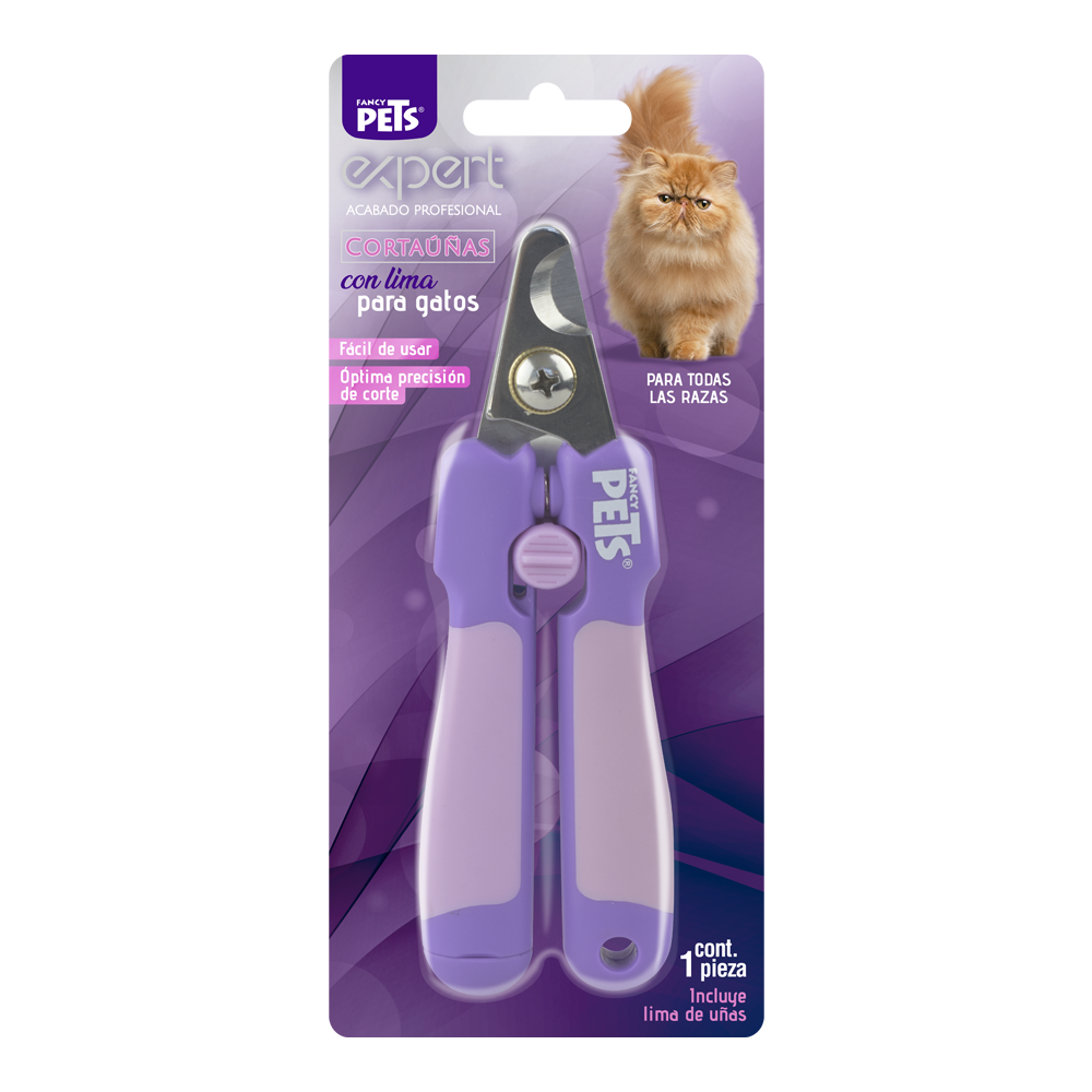 CORTAUÑAS C/LIMA P/GATO EXPERT FANCY PETS