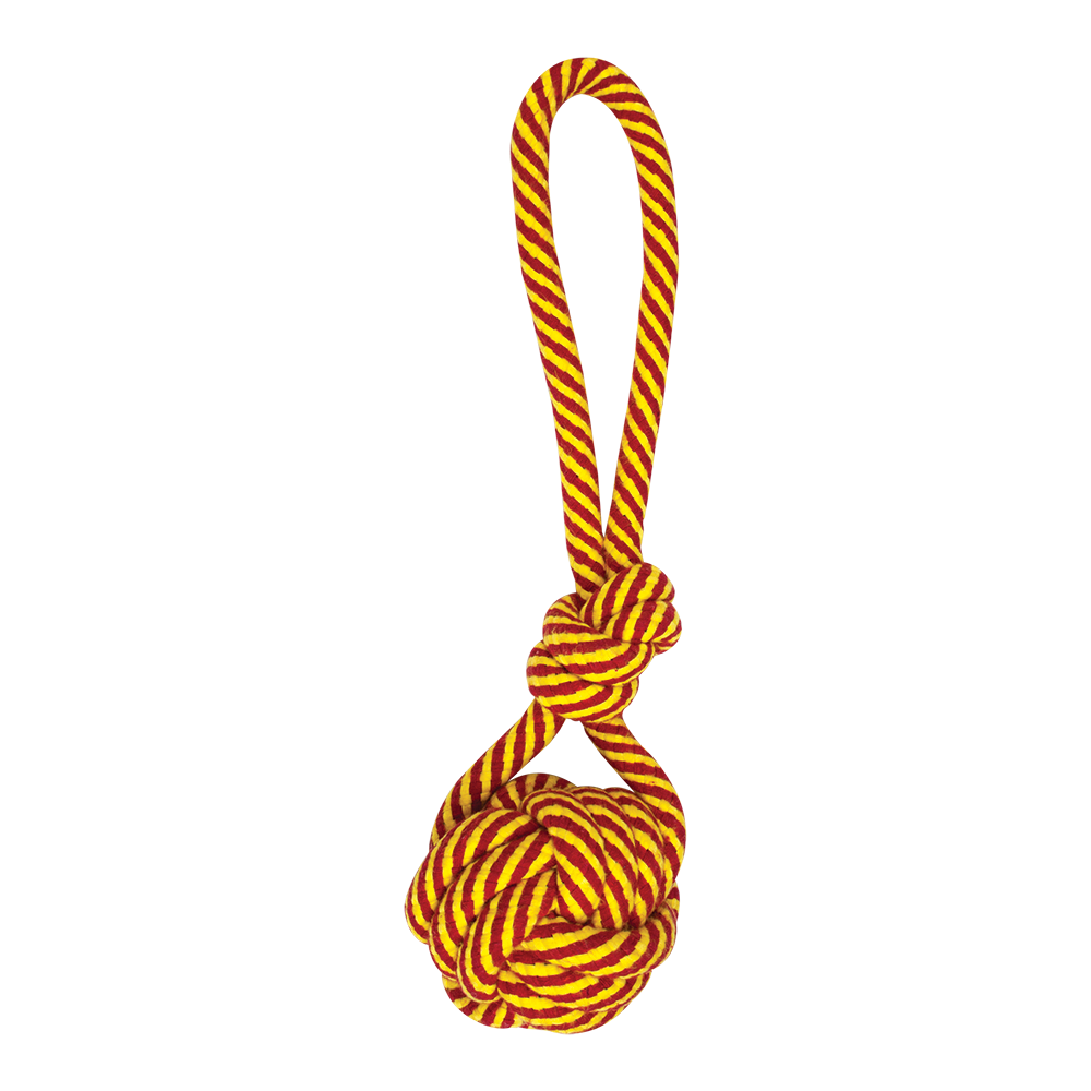 JUGUETE JALADERA CON BOLA FANCY PETS