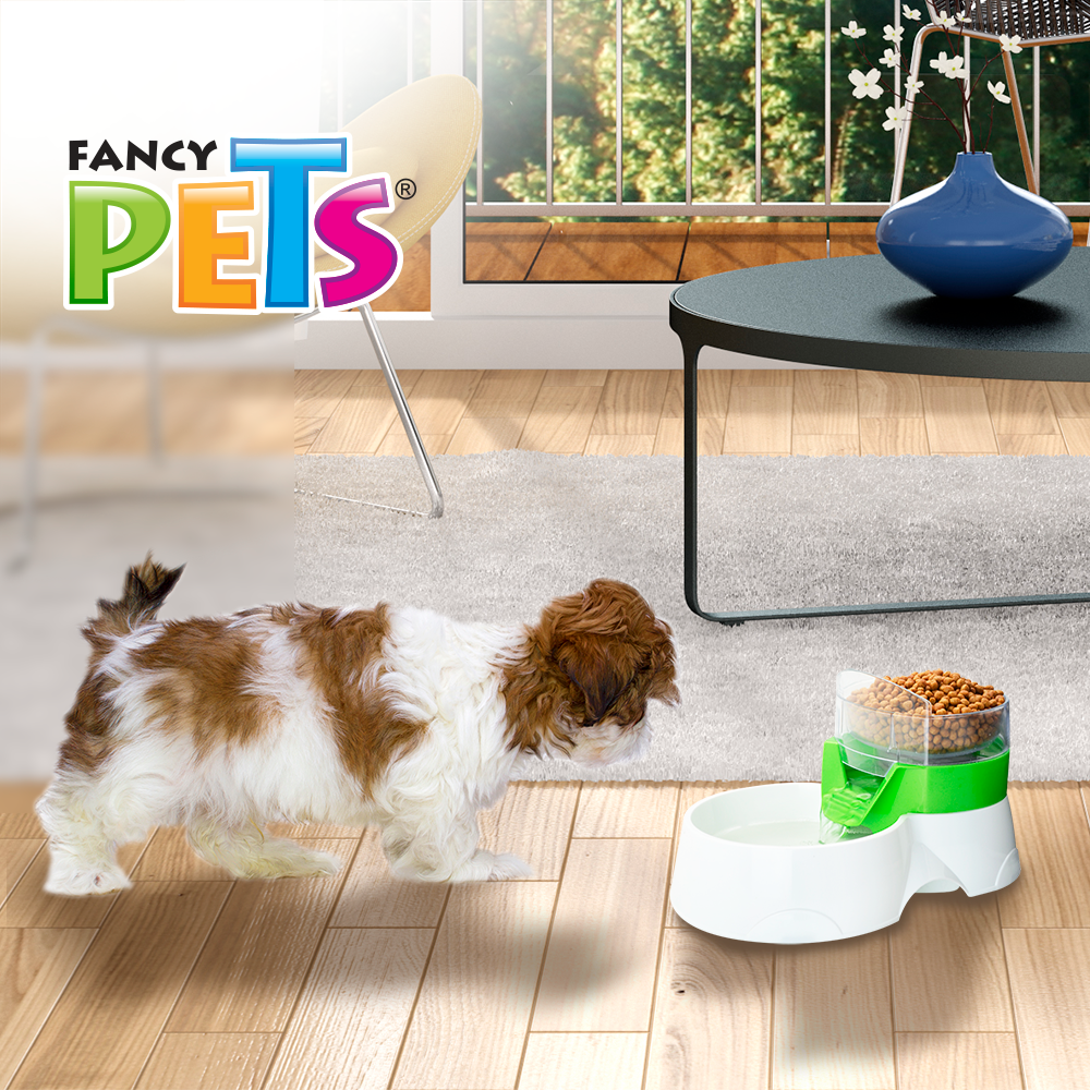 BEBEDERO AUTOMATICO C/COMEDERO 1.5 L FANCY PETS