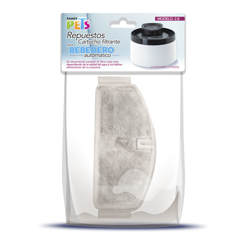 REPUESTO CARTUCHO P/BEBEDEROS FL8905 Y FL8919 - 2 PZ