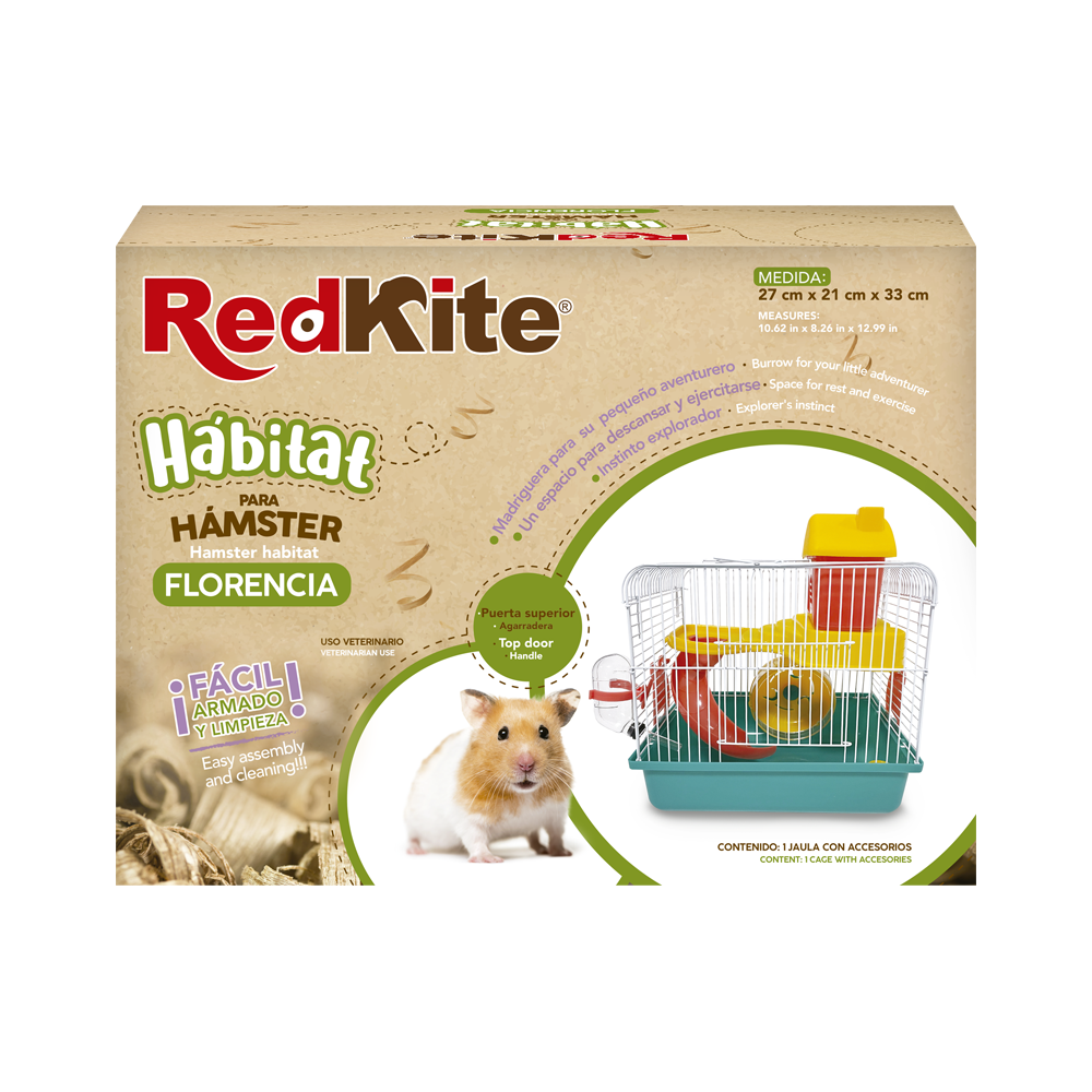 HABITAT FLORENCIA P/HAMSTER REDKITE