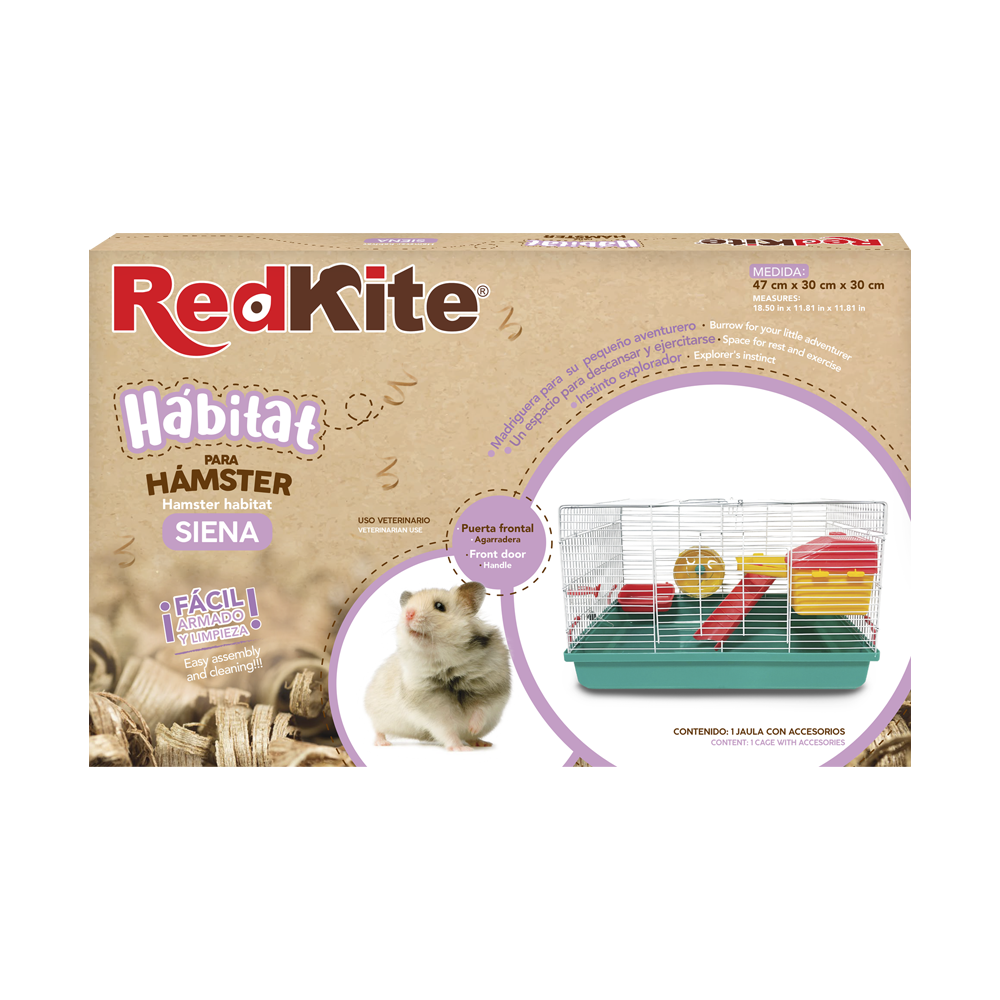 HABITAT SIENA P/HAMSTER REDKITE