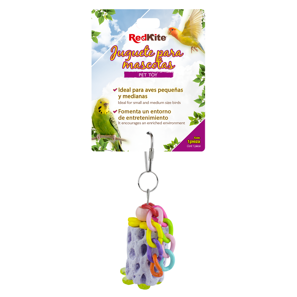 JUGUETE COLGANTE C/CALCIO P/AVE REDKITE