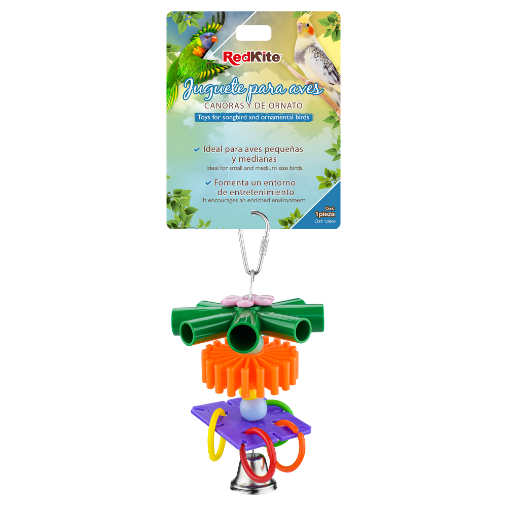 JUGUETE FLORAL COLGANTE P/AVE REDKITE