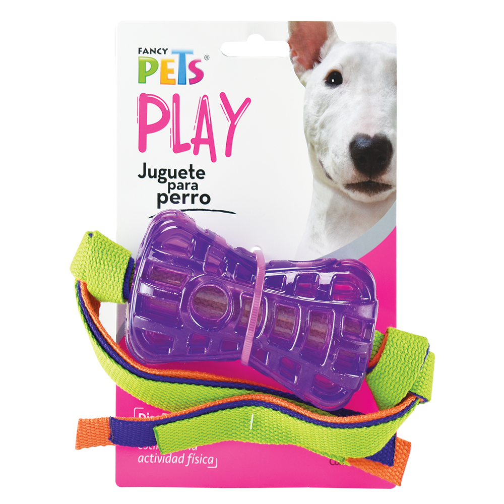 JUGUETE HUESO C/CINTAS PLAY FANCY PETS
