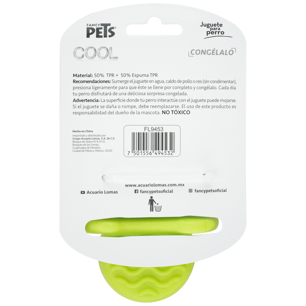 JUGUETE CHUPON CONGELABLE COOL FANCY PETS