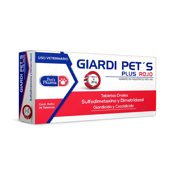 GIARDI PETS PLUS 20 TABLETAS