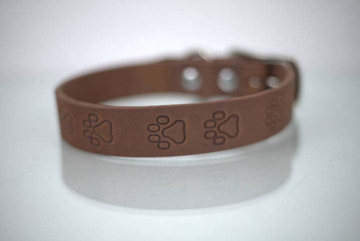 COLLAR DE PIEL GRABADO - SILVERADO