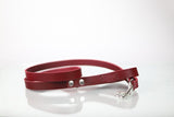 CORREA DE PIEL COCKER LISA 2CM x 120CM - SILVERADO