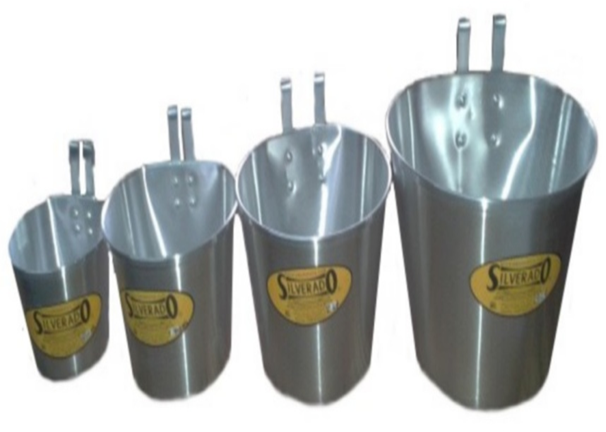 CUBETA DE ALUMINIO PARA JAULA - SILVERADO