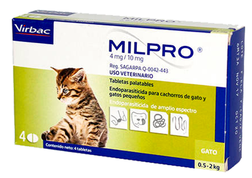 MILPRO 4 TABLETAS - VIRBAC