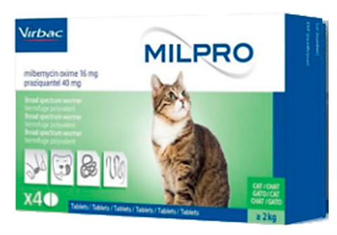 MILPRO 4 TABLETAS - VIRBAC