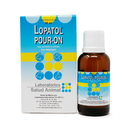 LOPATOL POUR-ON 20 ML - SALUD ANIMAL