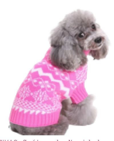 NV19 Suéter de Navidad, Paw Pets