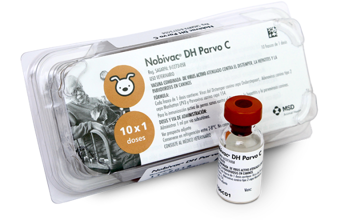 NOBIVAC DH PARVO-C 1 DOSIS - MSD