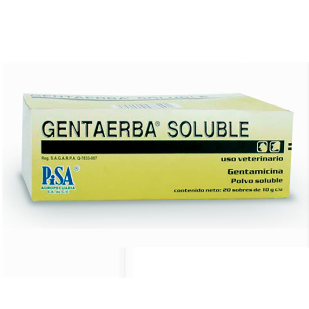 GENTAERBA SOLUBLE 10GR SOBRE - PISA