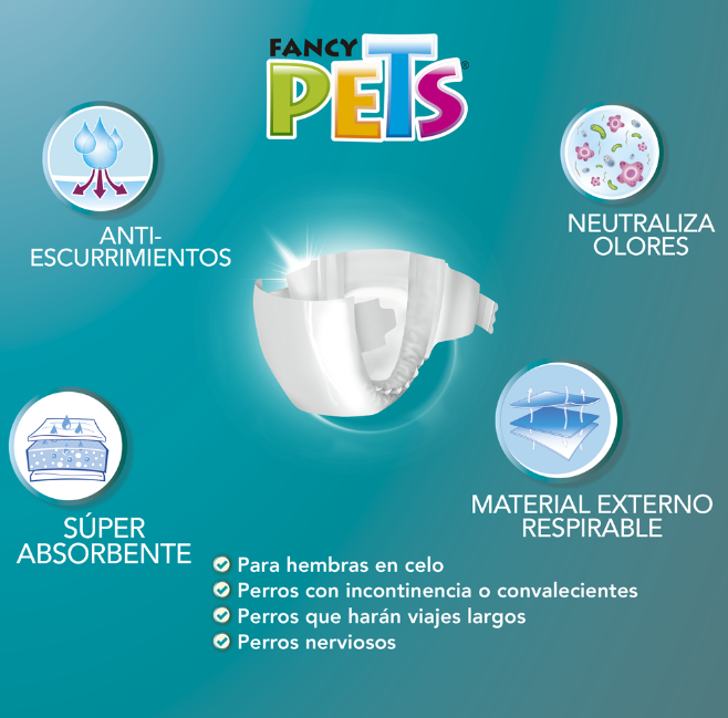 PAÑAL P/PERRO - 12 PZ