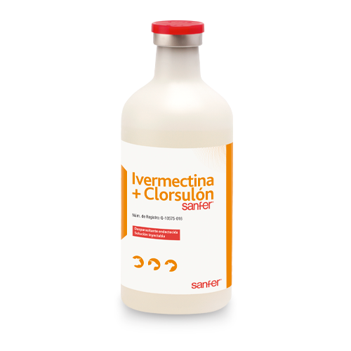 IVERMECTINA + CLORSULON 500ML - SANFER