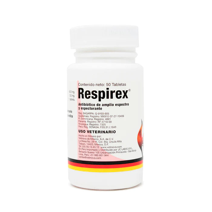 RESPIREX 50 TBS VETINOVA