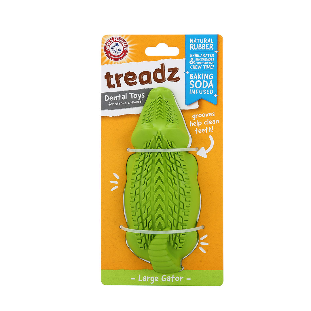 SUPER TREADZ COCODRILO JUGUETE PARA PERRO - ARM & HAMMER
