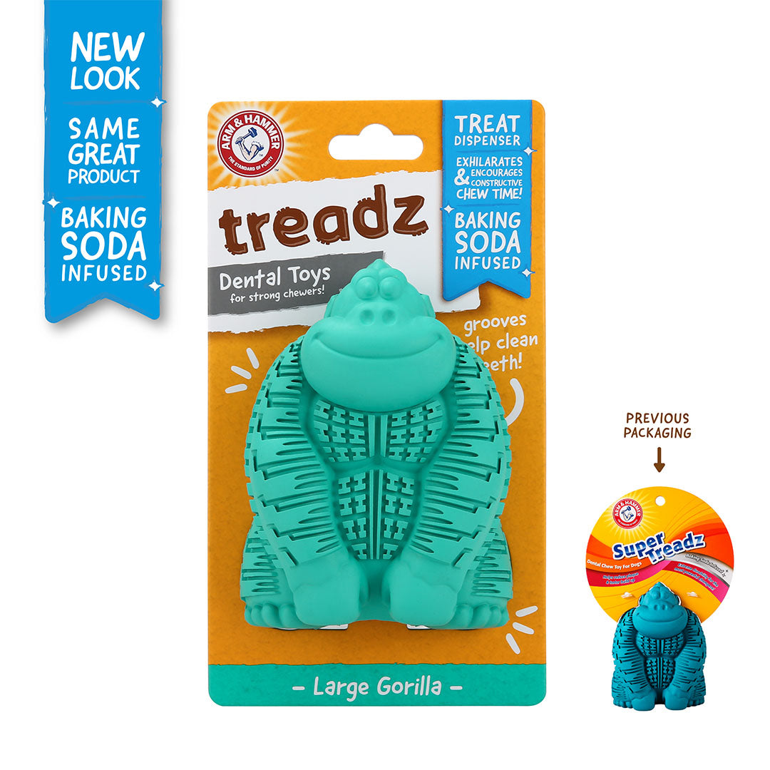 SUPER TREADZ GORILA JUGUETE PARA PERRO  - ARM & HAMMER