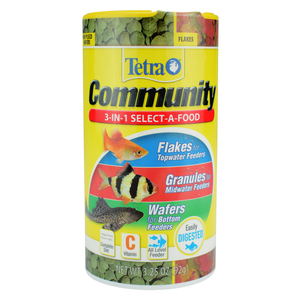 TETRA COMMUNITY 3-IN-1 SELECT-A-FOOD 3.2 OZ (92 G)
