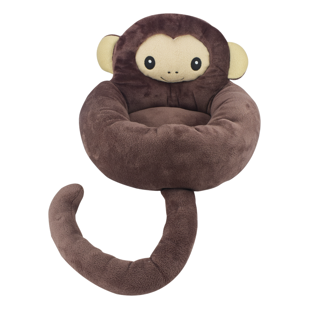 CAMA ANIMALITOS MONO - FLANNEL FANCYPETS