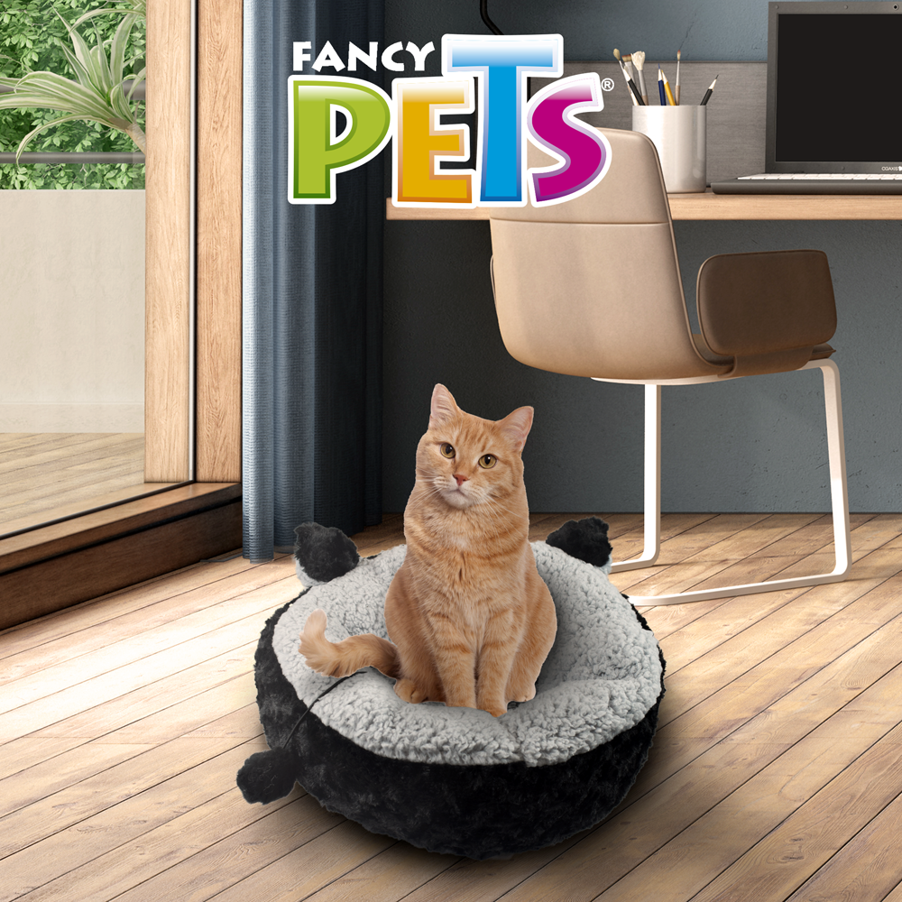 CAMA VIGO NEGRO/GRIS P/GATO FANCYPETS