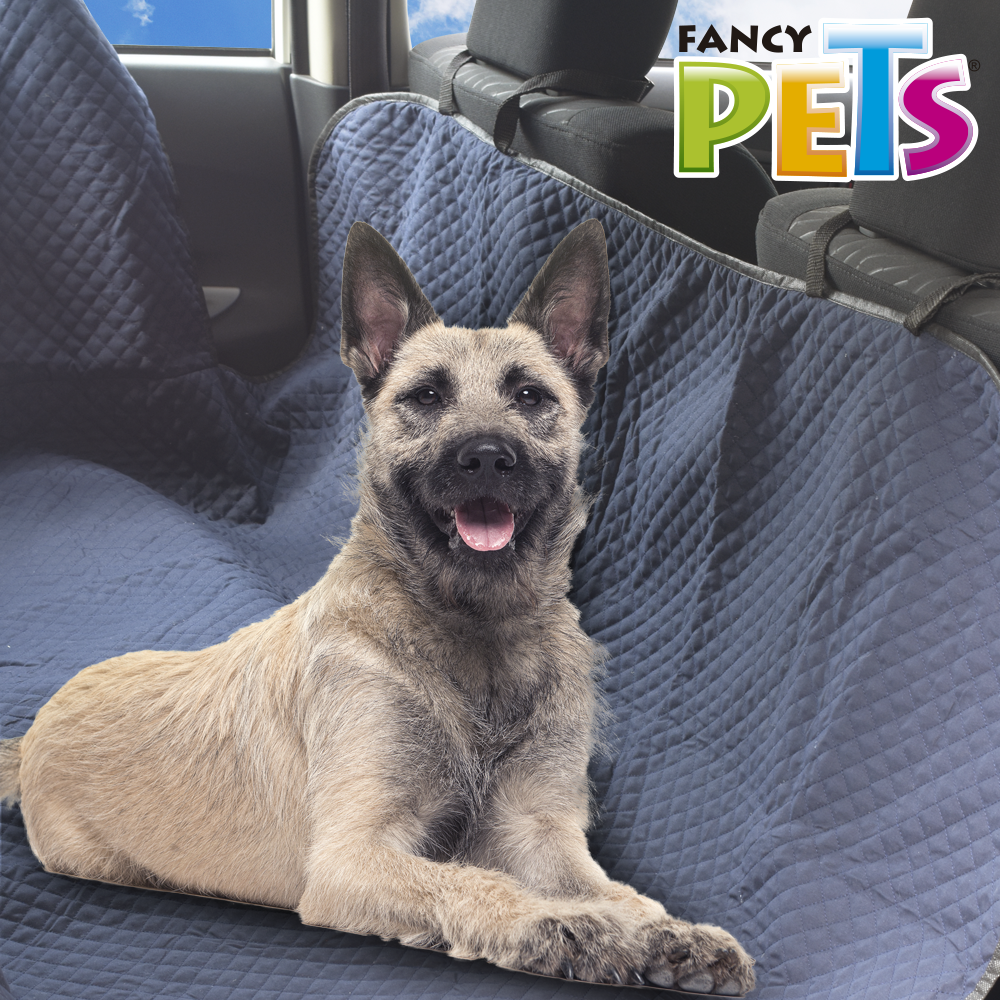 CUBRE ASIENTO P/AUTO MARINO-SILVER 140 X 143 CM. FANCYPETS