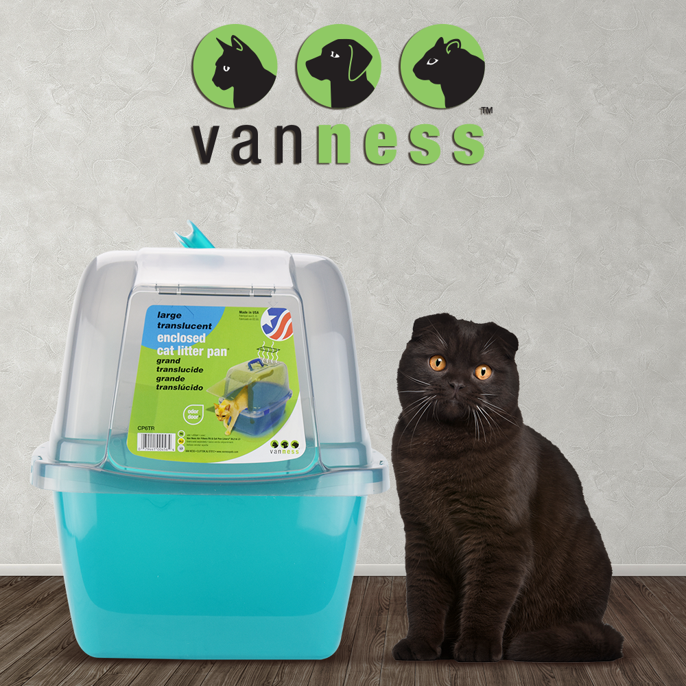 ARENERO TRASLUSIDO CUBIERTO P/GATO VAN NESS