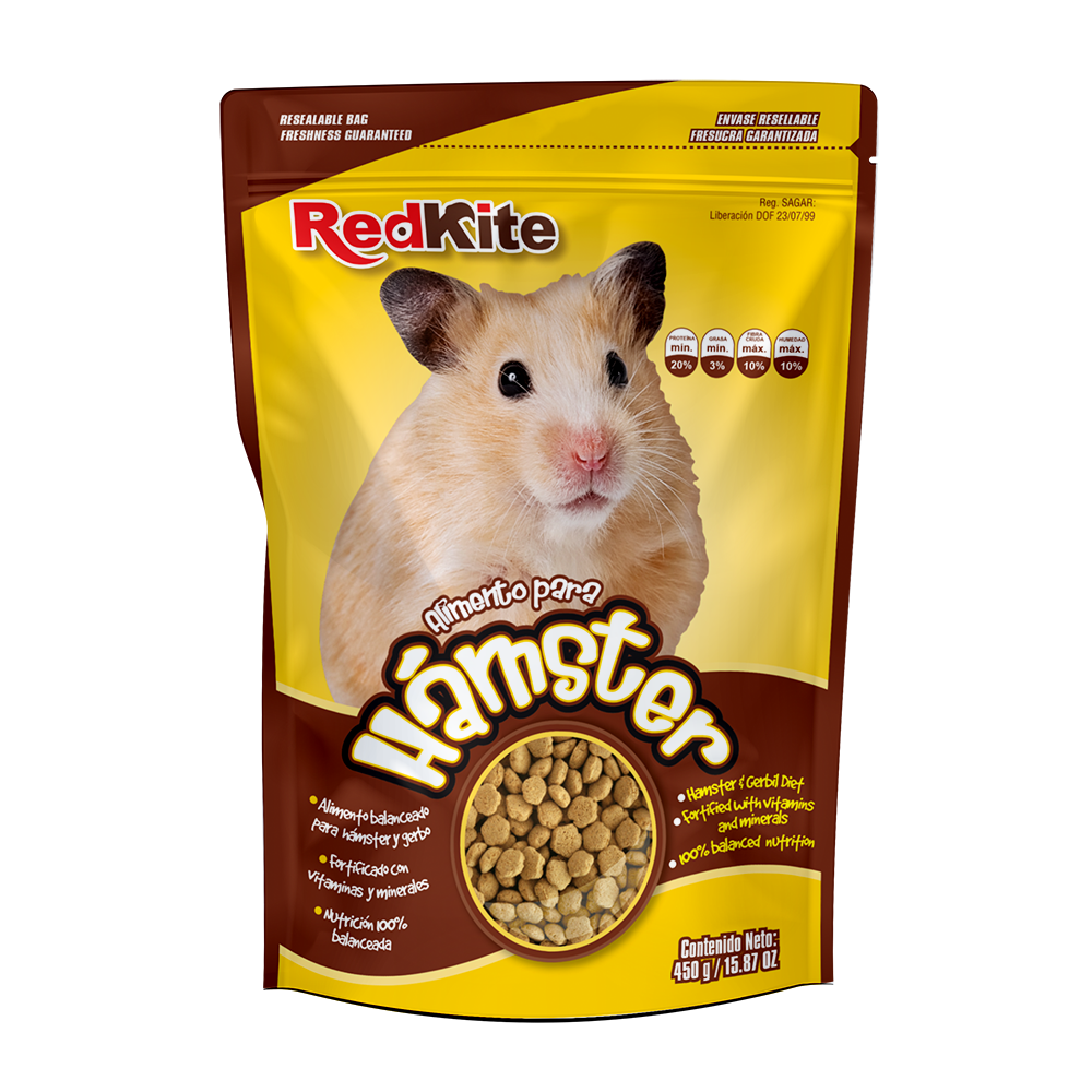 ALIMENTO P/HAMSTER 450 G REDKITE