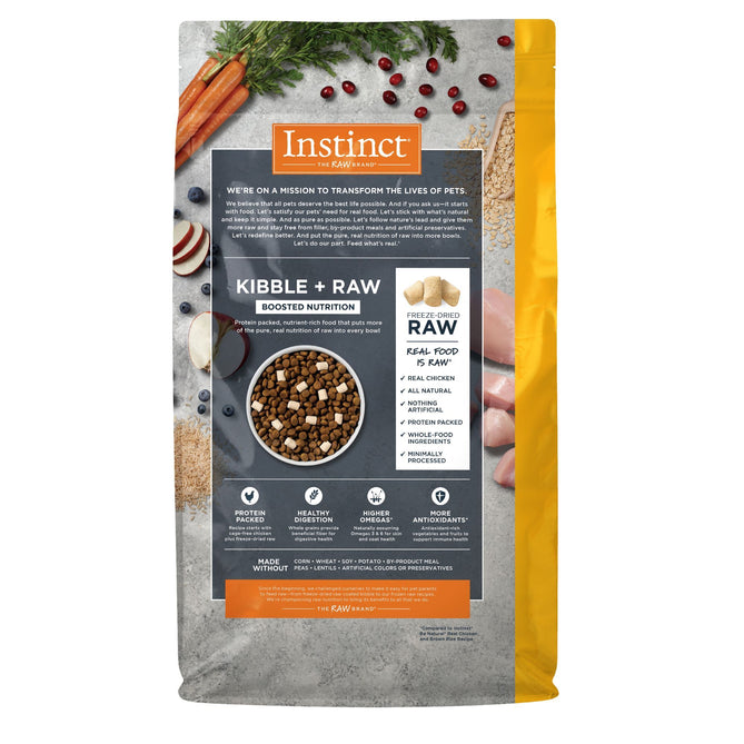INSTINCT RAW BOOST WHOLE GRAIN POLLO (PERROS)