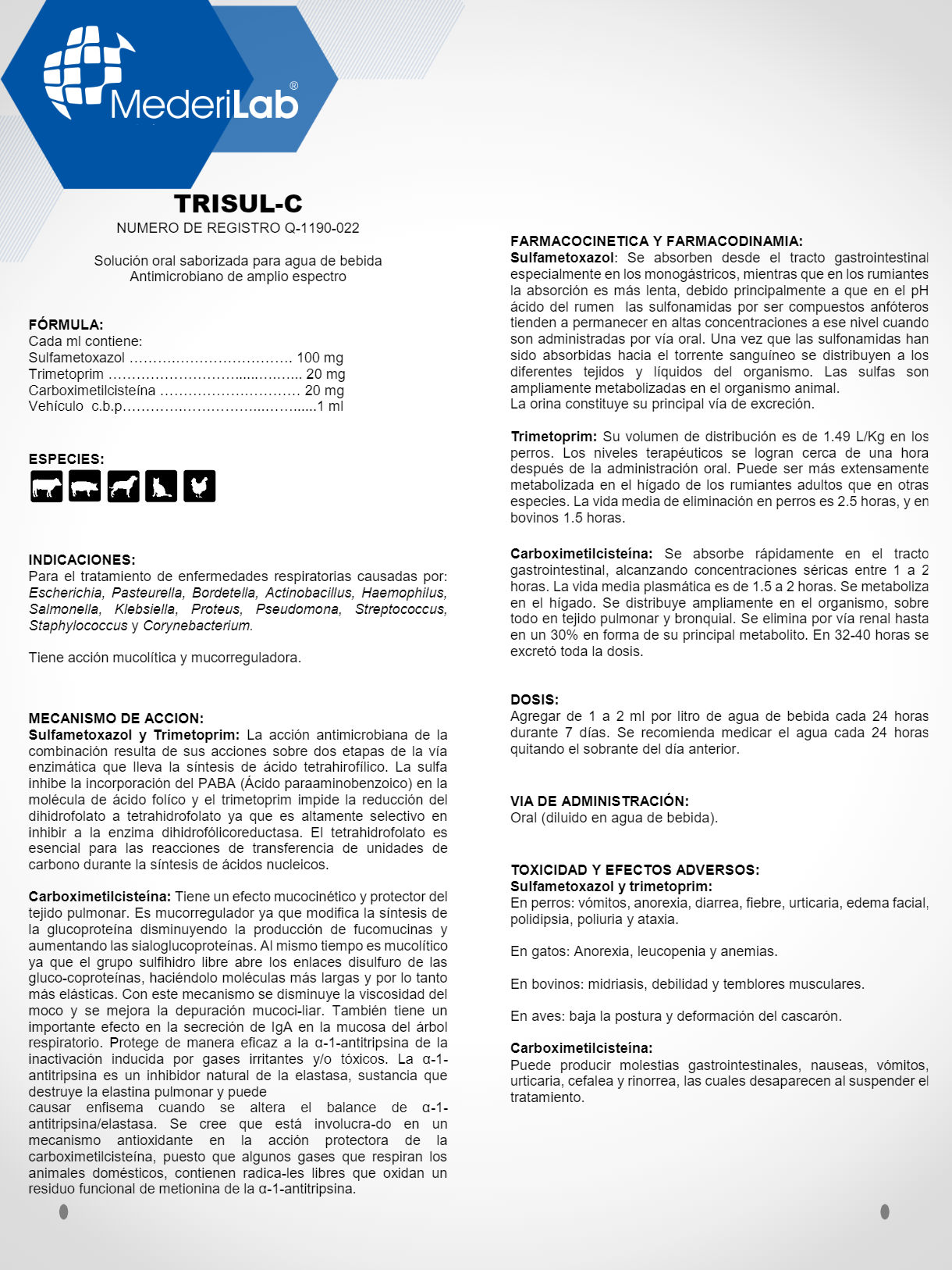 TRISUL-C MEDERILAB