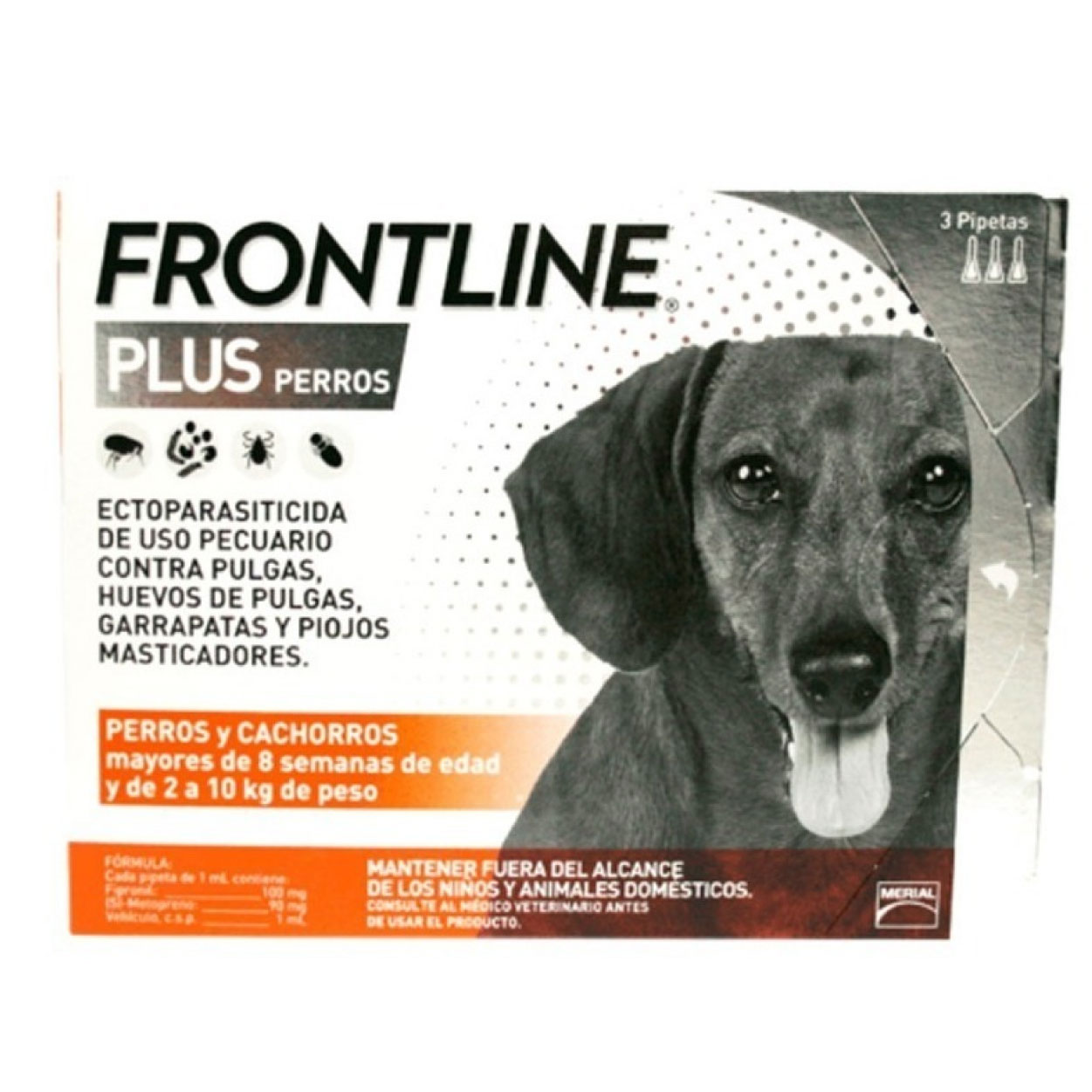 FRONTLINE PLUS PERRO 3 PIPETAS - BOEHRINGER