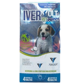 IVERVOLT PET PUPPY CARTERA 4 TABLETAS - VOLTIER