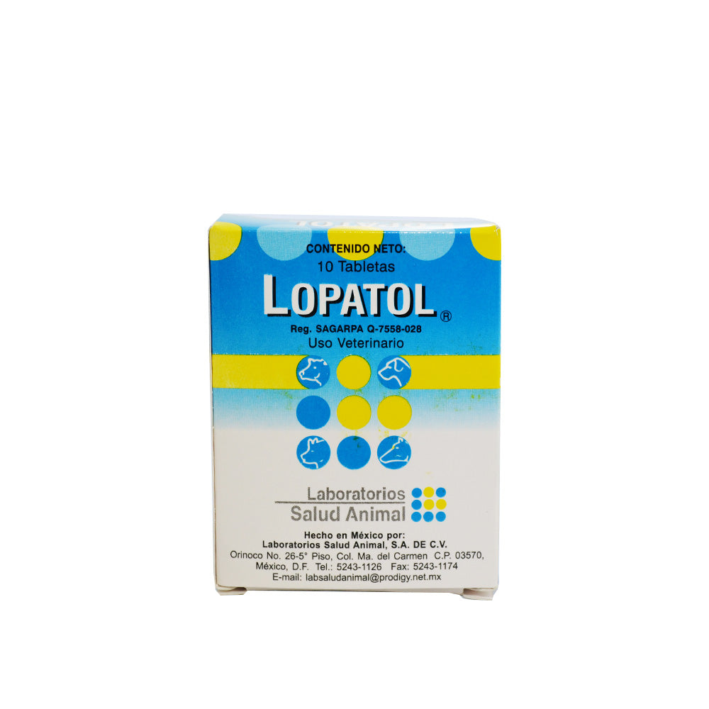 LOPATOL 60 TABLETAS - SALUD ANIMAL